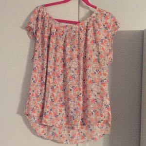 Lauren Conrad Floral Blouse